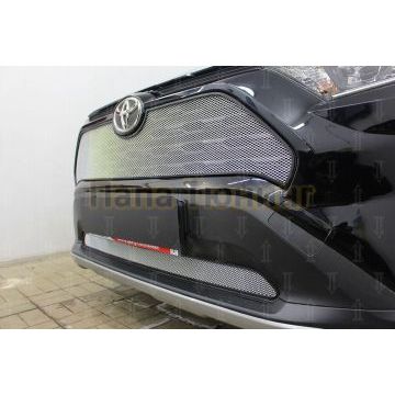 Защита радиатора Toyota Rav4 2019- chrome низ