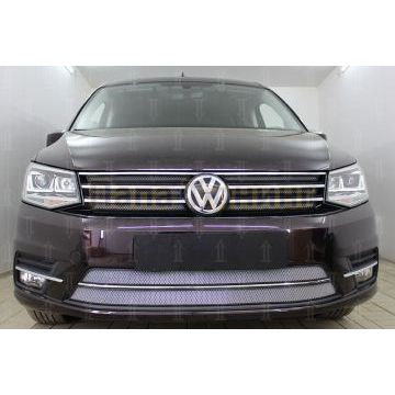 Защита радиатора Volkswagen Touran 2011- / Volkswagen Caddy 2010-2015 chrome