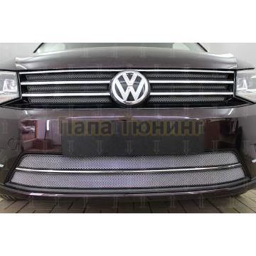 Защита радиатора Volkswagen Touran 2011- / Volkswagen Caddy 2010-2015 chrome