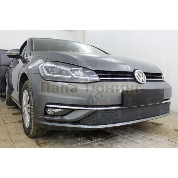 Защита радиатора Volkswagen Golf VII 2017- black