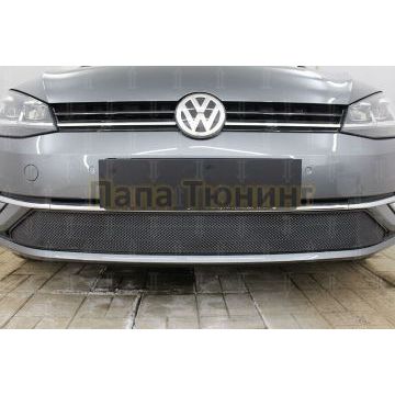 Защита радиатора Volkswagen Golf VII 2017- black