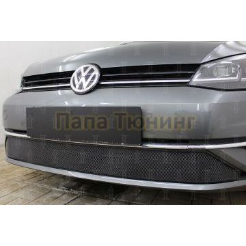 Защита радиатора Volkswagen Golf VII 2017- black