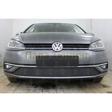 Защита радиатора Volkswagen Golf VII 2017- black