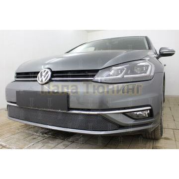 Защита радиатора Volkswagen Golf VII 2017- black