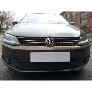Защита радиатора Volkswagen Jetta VI 2010-2014 black