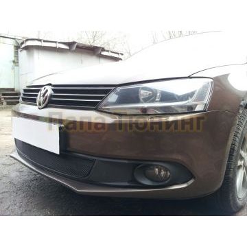 Защита радиатора Volkswagen Jetta VI 2010-2014 black