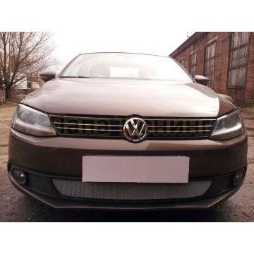 Защита радиатора Volkswagen Jetta VI 2010-2014 chrome