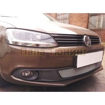 Защита радиатора Volkswagen Jetta VI 2010-2014 chrome