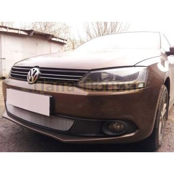 Защита радиатора Volkswagen Jetta VI 2010-2014 chrome