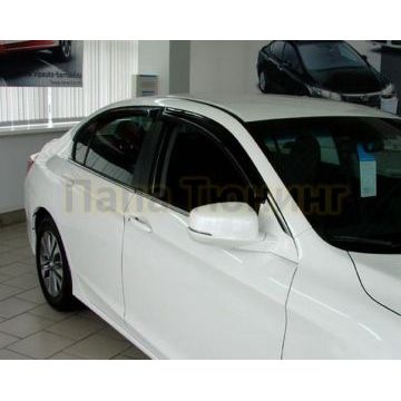 Дефлекторы боковых окон SIM 4 штуки для Honda Accord 2013-2018