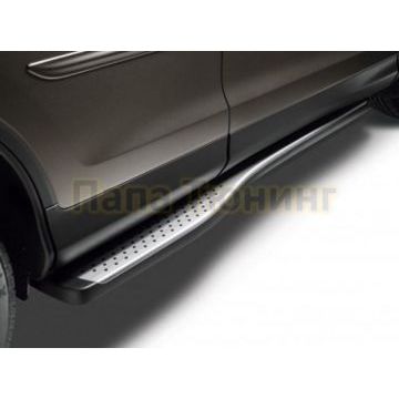 Пороги алюминиевые 2012 style OEM Tuning для Honda CR-V 2012-2015