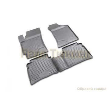 Коврики в салон полиуретан серые 4 штуки Autofamily для Lexus LX 470 1998-2007