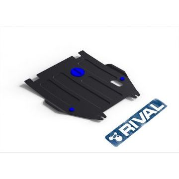 Защита картера и КПП Rival для 1,4 сталь 2 мм для Honda Jazz 2004-2008