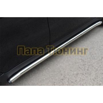 Пороги труба 63 мм вариант 2 РусСталь для Honda Pilot 2008-2015