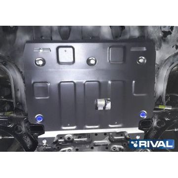 Защита картера + КПП Rival алюминий 4 мм для Hyundai  i30, V - 1.6; АКПП;  2017- 2019