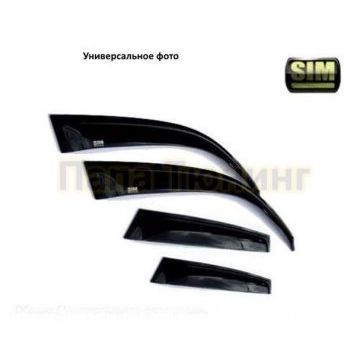 Дефлекторы боковых окон SIM 4 штуки для Citroen C3 Picasso 2009-2017