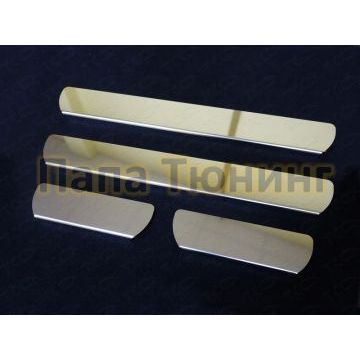 Накладки на пороги зеркальный лист ТСС для Hyundai Elantra 2015-2019 Накладки на пороги зеркальный лист ТСС для Hyundai Elantra 2015-2019