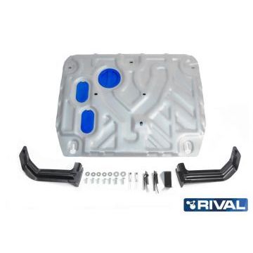 Защита картера и КПП Rival для 1,6 и 2,0 алюминий 4 мм для Hyundai Creta 2016-2021