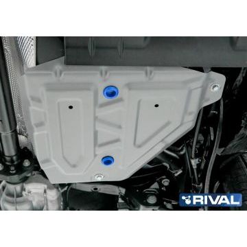 Защита топливного бака Rival алюминий 4 мм для Hyundai Creta 1,6: 2,0 передний привод 2016-