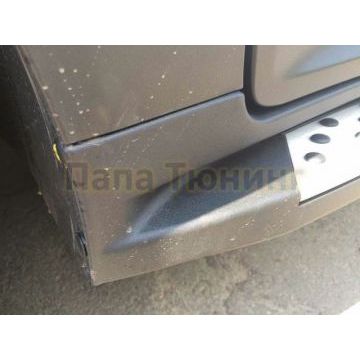 Пороги алюминевые BMW-style OEM Tuning для Hyundai Creta 2016-2021