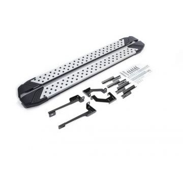 Пороги алюминиевые Rival BMW-Style для Hyundai Creta 2016-2021