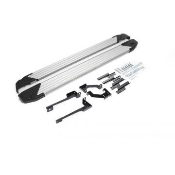 Пороги алюминиевые Rival Start для Hyundai Creta 2016-2021